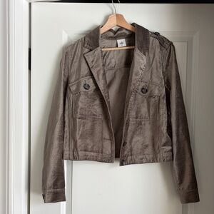 CAbi Brown Velvet Blazer